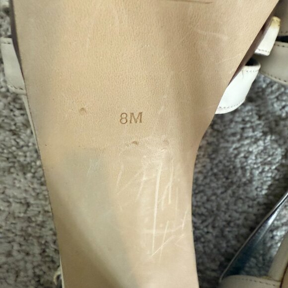 NWOT Guess Women's Peep Toe Stilletos Size 8 - Picture 7 of 7